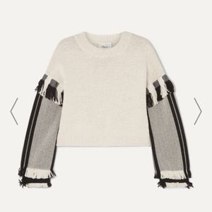 3.1 Phillip Lim cropped fringe sweater